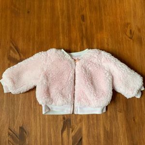 Cat & Jack Baby Girls Faux Fur Jacket NB